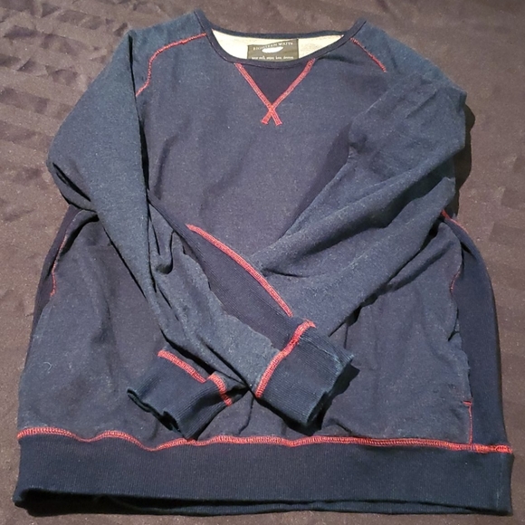 EIGHTEEN WAITS size M navy crewneck sweatshirt - Picture 8 of 8